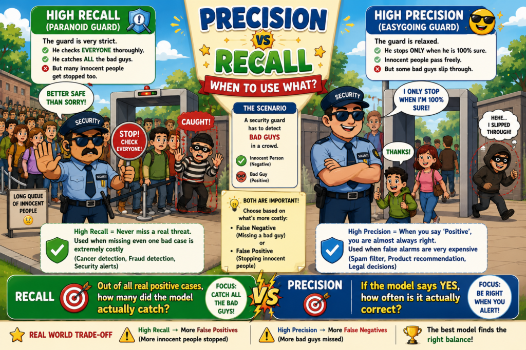 precision vs recall