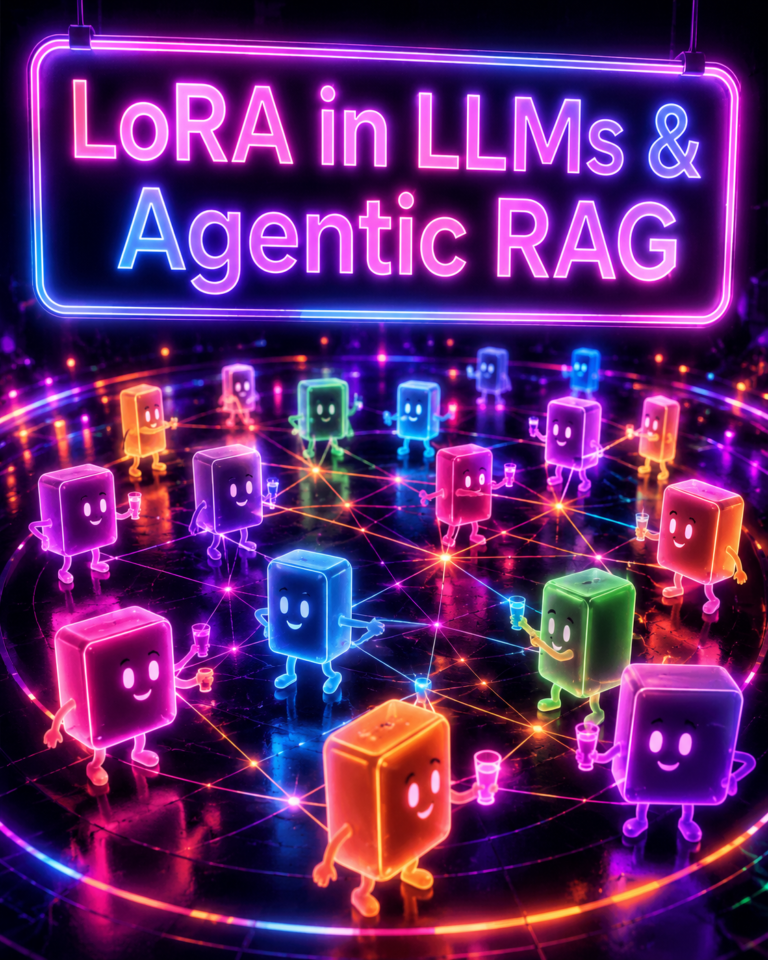 LoRA in LLMs and Agentic RAG: The Complete Production Guide