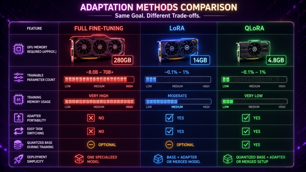 lora-vs-qlora-vs-fine-tuning