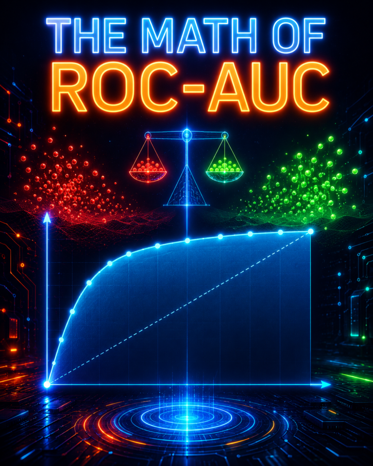The Math of ROC-AUC: Why Area Under the Curve = Probability
