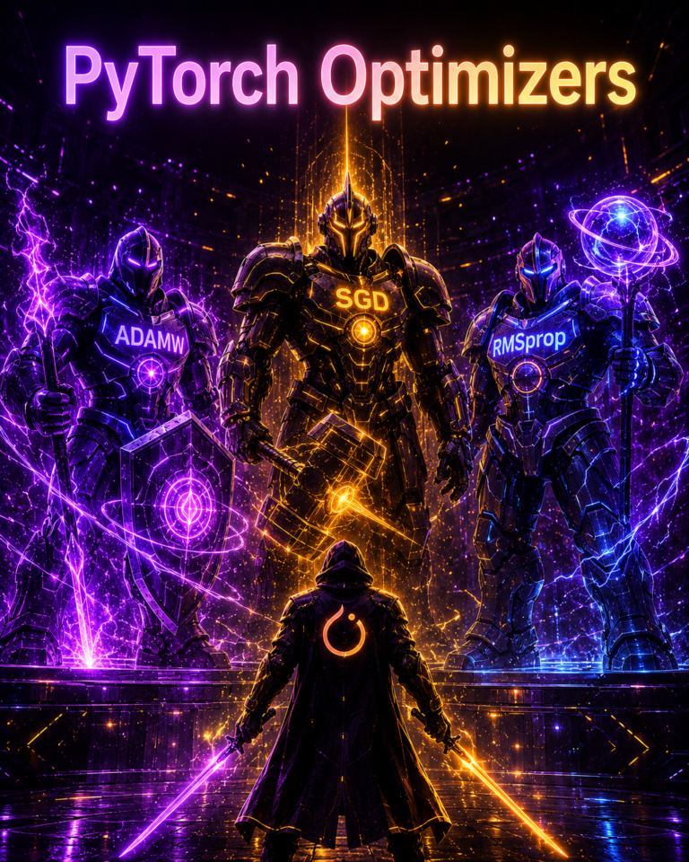 PyTorch Optimizers: AdamW vs SGD vs RMSprop Explained