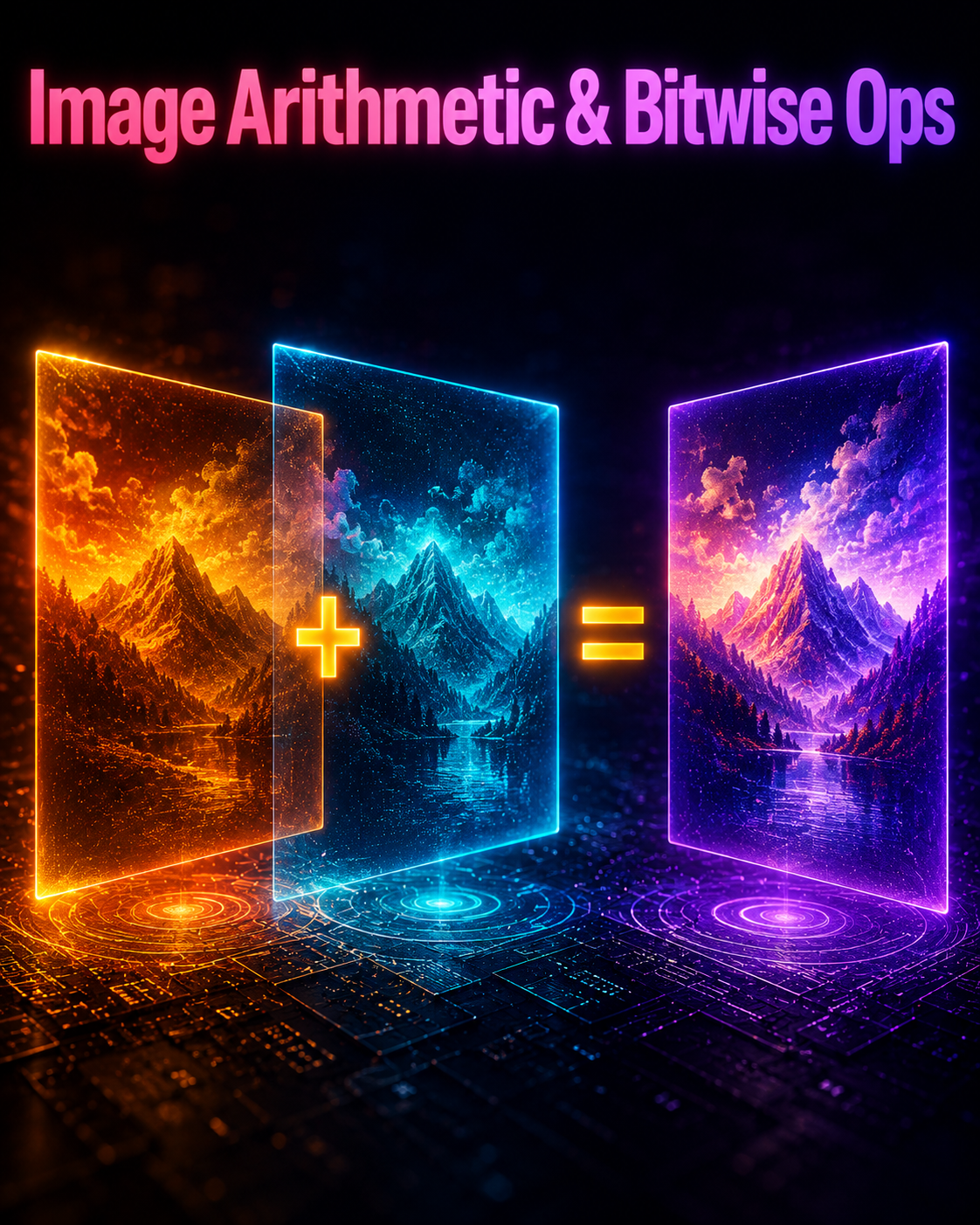 Image Arithmetic & Bitwise Ops