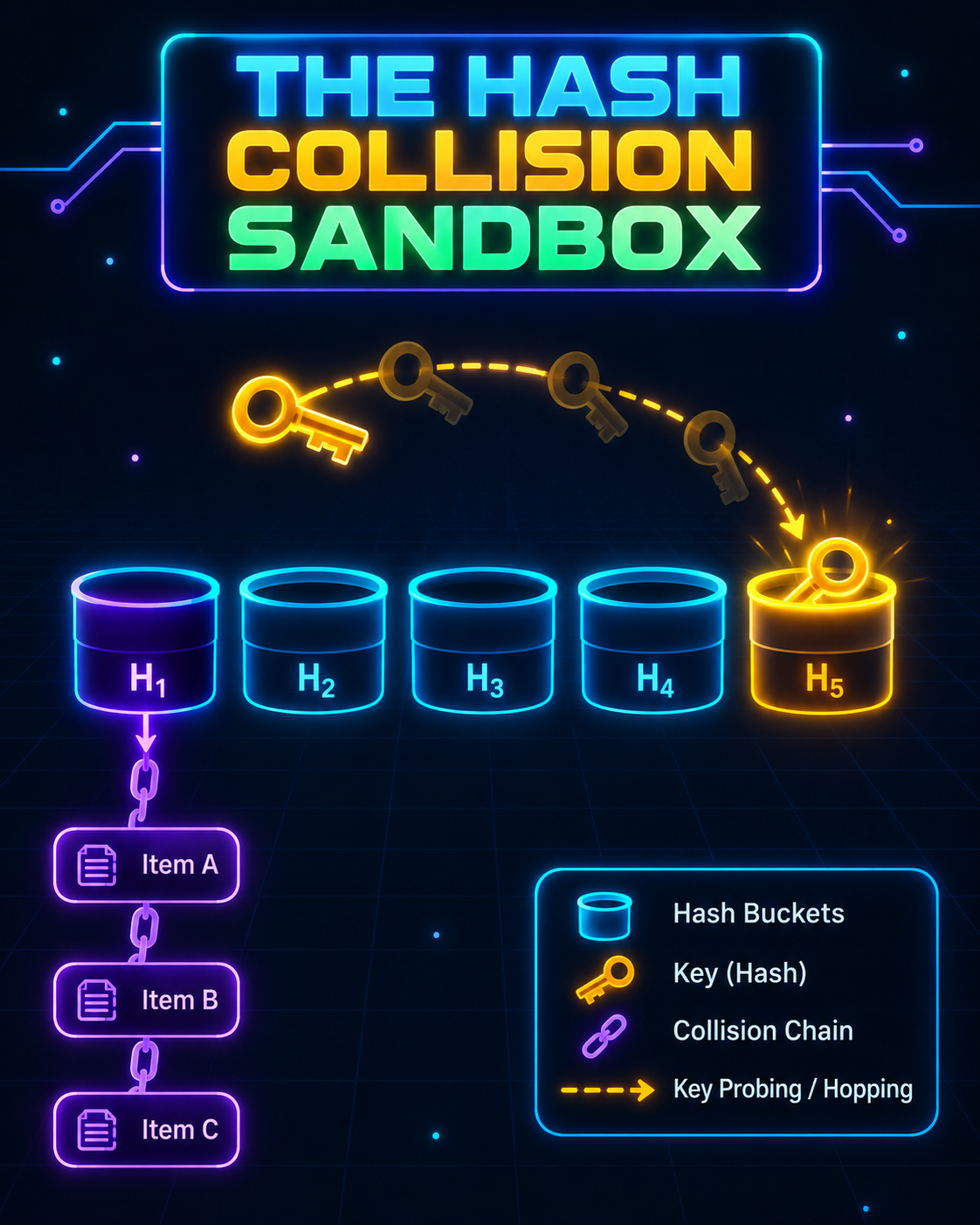 The Hash Collision Sandbox