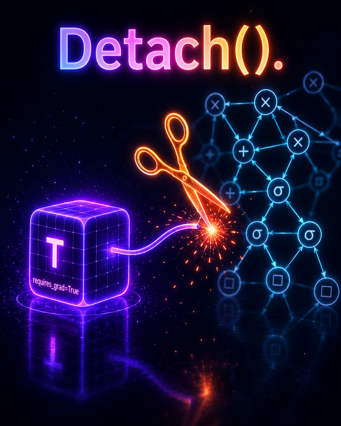 Detaching Tensors